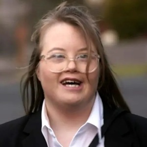 Sam Young played by Henrietta Graham